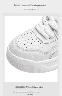 Men's Sports Thick Soled Height Increasing Small White Shoes