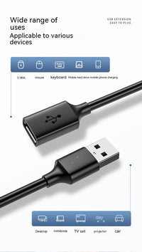 USB Extension Cable 3.0 Male To Female Data Cable Printer