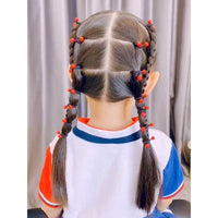Baby Red Bead Hair Tie