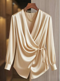 Sleek Solid Color Fashionable Design For Women With Long Sleeves