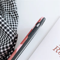 Compatible with Apple, Retro red flower phone case for iPhone12ProMax/8plus