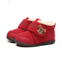 New children's velvet snow boots