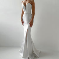 Womens White Sexy Strapless Tube Dress
