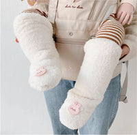 Baby Foot Covers Thickened Warm Shoe Covers Foot Protectors Baby Winter Sock Covers