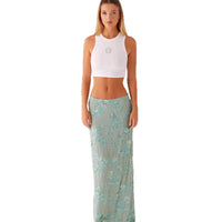 Beaded And Sequined Embroidered Bodycon Skirt Womens Long Skirt