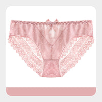 Women's Pure Lace Mid Waist Bag Hip Breathable Comfortable Briefs