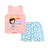 Children's cotton sleeveless vest