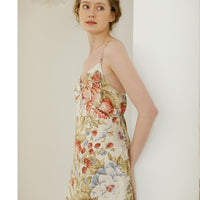 Women's open-back split nightdress