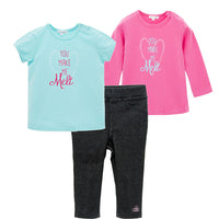 Spring And Summer Baby Clothes Three-piece Romper Suit