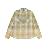 Gradient Color Long Sleeve Shirt For Men