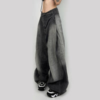 Summer Pleated Loose Pants Casual Fashion Jeans