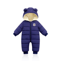 Padded down cotton suit