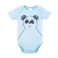 Cotton short-sleeved bodysuit