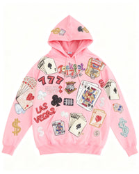 Fashion Casual Printed Polyester Sweater