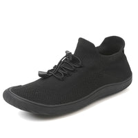 Outdoor Large Size Mid-calf Flying Woven Five-finger Wide Head Breathable Non-slip Men's Casual Pumps