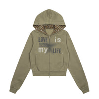 American Retro Hot Girl Personalized Patterns Hooded Sweater