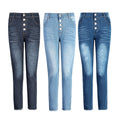 Ripped washed sexy denim pants