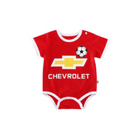 Children's Short-Sleeved Football Romper Sportswear