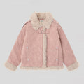 Women's American-style Retro Lamb Wool Coat