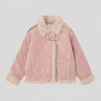Women's American-style Retro Lamb Wool Coat