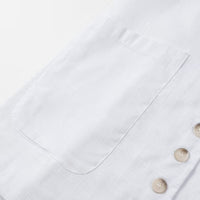 Versatile Buttons Design Round Neck Vest Top