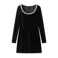 Womens French-style A-line Dress