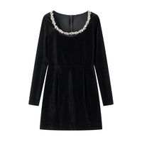 Womens French-style A-line Dress