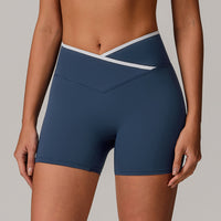 Skinny Hip Raise Sports High Waist Yoga Shorts