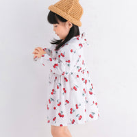 girl cute print flower dress