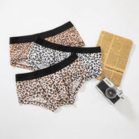 Men's Leopard Print Underwear Ultra-thin Breathable