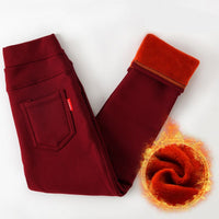 Leggings and fleece for children's winter wear