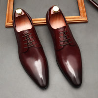 Men's Lace-up Formal Shoes Black Work