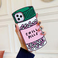 3D Love Potion Chill Pills Bottle Soft Phone Case