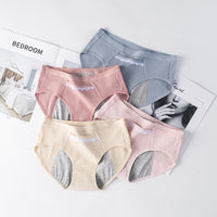 Cotton Cute Mid-waist Plus Size Women's Physiological Pants