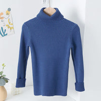 AutumnWinter Girls' Turtleneck Knitted Sweater