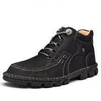 Retro British leather boots