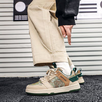 Secret Forest Oil Painting Version Trend Everything Sports Casual Board Shoes