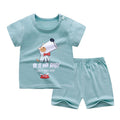 Children's short sleeve suit
