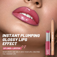 Lip Liner Lipstick Kit Matte Water Light