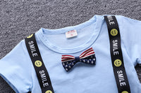 Short-sleeved gentleman tie set