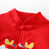 Spring And Autumn Children One Year Old Celebration Dress Suit