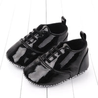 Non-slip rubber sole PU leather shoe laces