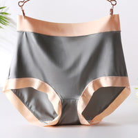 High Waist Satin Plus Size Underwear