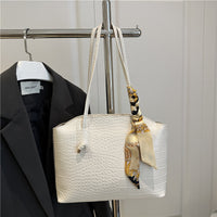 Fashion Casual Red Large Capacity Handbag