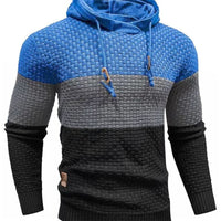 Jacquard Sweatshirt With Long Sleeves And A Hood