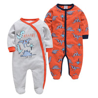 Q2-Piece Baby One-Piece Cotton Romper For Infants