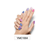 Pure color nail stickers