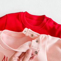 Enriched Baby Joined-up Fart Cute Embroidered Crawling Suit