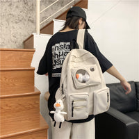 High School College Student Backpack Women