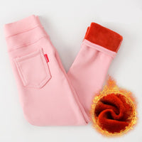 Leggings and fleece for children's winter wear